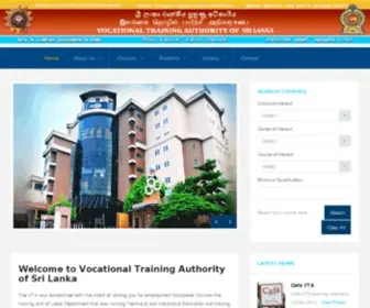 Vta.lk(Vocational Training Authority) Screenshot