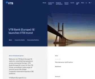 VTB.eu(VTB Bank) Screenshot