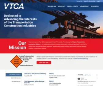 Vtca.org(Virginia Transportation Construction Alliance) Screenshot