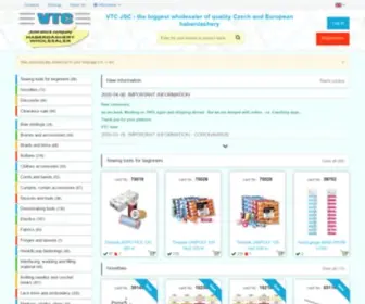 VTC.cz(Textilní galanterie) Screenshot
