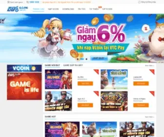 VTcgame.vn(Cổng webgame) Screenshot