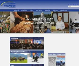 VTchamber.com(Vermont Chamber of Commerce) Screenshot