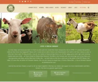 VTcheese.com(Dedicated to the production and advancement of Vermont cheese) Screenshot