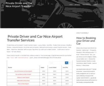 VTcnice.eu(Taxi Nice Airport Transfers) Screenshot