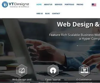 Vtdesignz.com(We’re the leading website development company) Screenshot