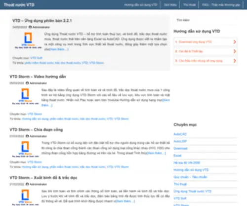VTDVN.com(Thoát nước VTD) Screenshot
