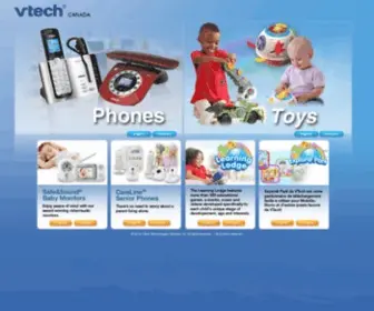 Vtechcanada.com(VTech Canada Official Site) Screenshot