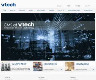 Vtechcms.com(Contract Manufacturing Services at VTech) Screenshot