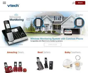 Vtechphones.com(VTech Cordless Phones Official Site) Screenshot
