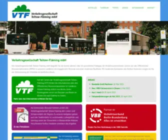 VTF-Online.de(Verkehrsgesellschaft Teltow) Screenshot