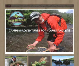 Vtfishcamp.com(Green Mountain Fly Fishing Camps) Screenshot