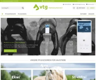 VTG-Tiergesundheit.de(Hilfe für Tiere mit Hautkrankheiten) Screenshot