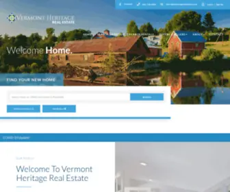 Vtheritagerealestate.com(Randolph Vermont Real Estate) Screenshot