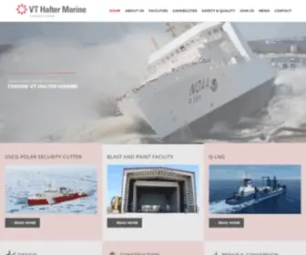 VTHM.com(Global leader in the shipbuilding industry) Screenshot