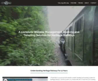Vticket.co.uk(VTicket online ticket booking system for heritage railways) Screenshot