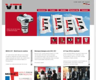 Vti.de(VTI Ventil Technik GmbH) Screenshot