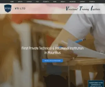 Vtimauritius.com(Vocational Training Institute (Mauritius)) Screenshot