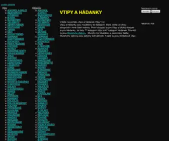 Vtipy1.cz(Hádanky) Screenshot