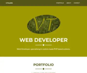 Vtislers.com(Web developer) Screenshot