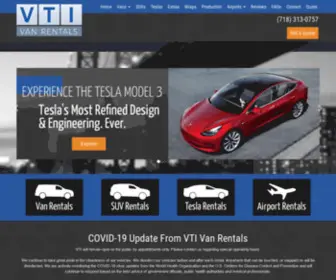 Vtivanrentals.com(Van Rental & SUV Rental in New York City) Screenshot