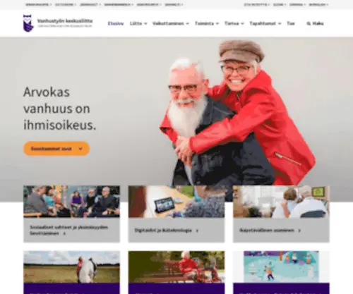 VTKL.fi(Vanhustyön keskusliitto) Screenshot