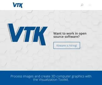 VTK.org(The Visualization Toolkit) Screenshot