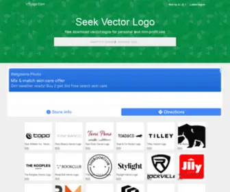 Vtlogo.com(Free download vector logos for personal and non) Screenshot