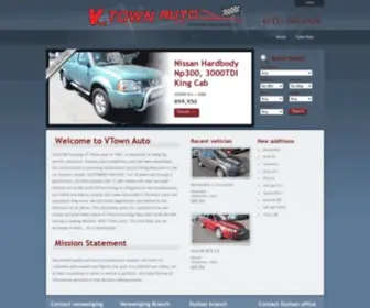 Vtownauto.co.za(V Town Auto) Screenshot