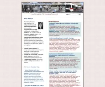 Vtpi.org(The Victoria Transport Policy Institute) Screenshot