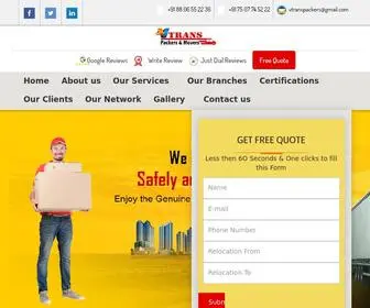 Vtranspackers.in(Packers and Movers in Pune) Screenshot