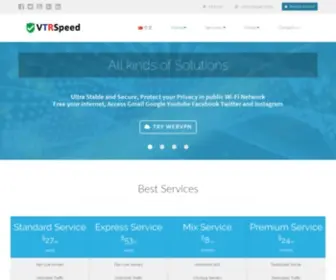 VTRspeed.com(Most Reliable Provider) Screenshot