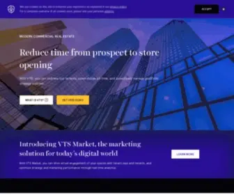 VTS.com(Modern Commercial Real Estate Technology Solutions) Screenshot