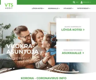 VTS.fi(VTS-kodit vuokra-asuntoja Tampereella) Screenshot