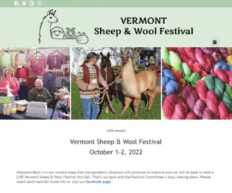 VTsheepandwoolfest.com(Vermont Sheep & Wool Festival) Screenshot