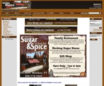 Vtsugarandspice.com(VT Sugar and Spice Maple Syrup) Screenshot