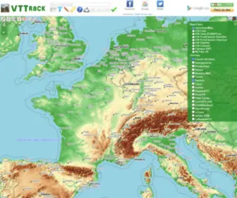 VTtrack.fr(VTTrack toutes les traces GPS rando VTT en un click) Screenshot