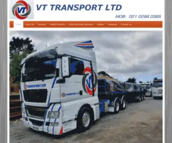 VTtransport.co.nz(VT Transport Ltd) Screenshot