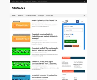 Vtuallnotes.in(VtuNotes) Screenshot