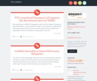 Vtucampus.com(See related links to what you are looking for) Screenshot