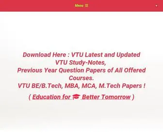 Vtuquestionpapers.com(Vtu question paper) Screenshot