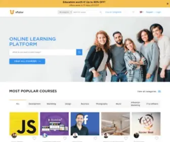 Vtutor.com(The best courses for improving your skills) Screenshot