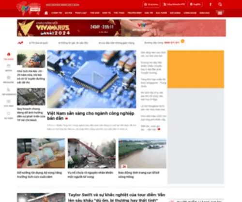 VTV.vn(Báo điện tử VTV News) Screenshot