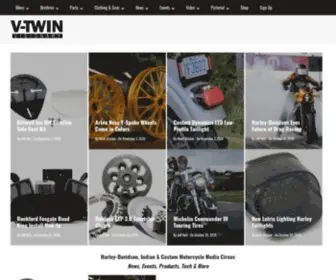 Vtwinvisionary.com(Harley-Davidson, Indian & Custom Motorcycle Media Circus) Screenshot