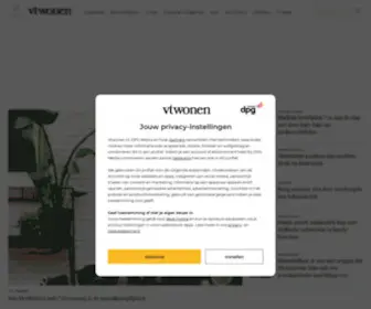 Vtwonen.nl(DPG Media Privacy Gate) Screenshot