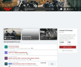 Vtxoa.com(Honda VTX Forum) Screenshot