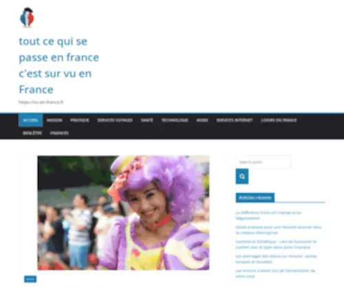 VU-EN-France.fr(Tout ce qui se passe en france c'est sur vu en France) Screenshot