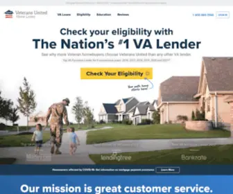 VU.com(Veterans United Home Loans) Screenshot