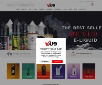 VU9Eliquid.co.uk(Online Vape store Somerset) Screenshot