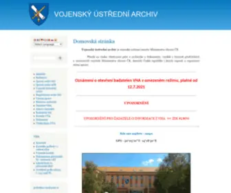 Vuapraha.cz(Ministerstvo obrany) Screenshot