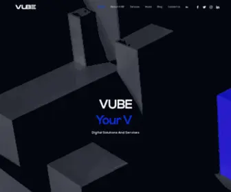 Vubesolutions.com(VUBE) Screenshot